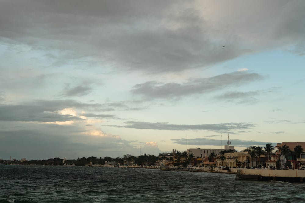 The San Miguel waterfront in Cozumel